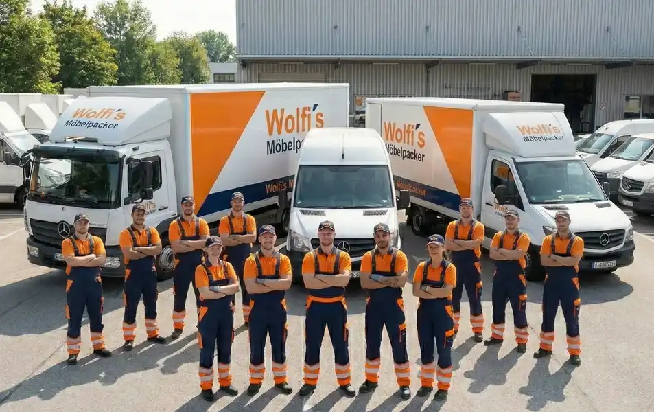 Das Team von Wolfis Möbelpacker